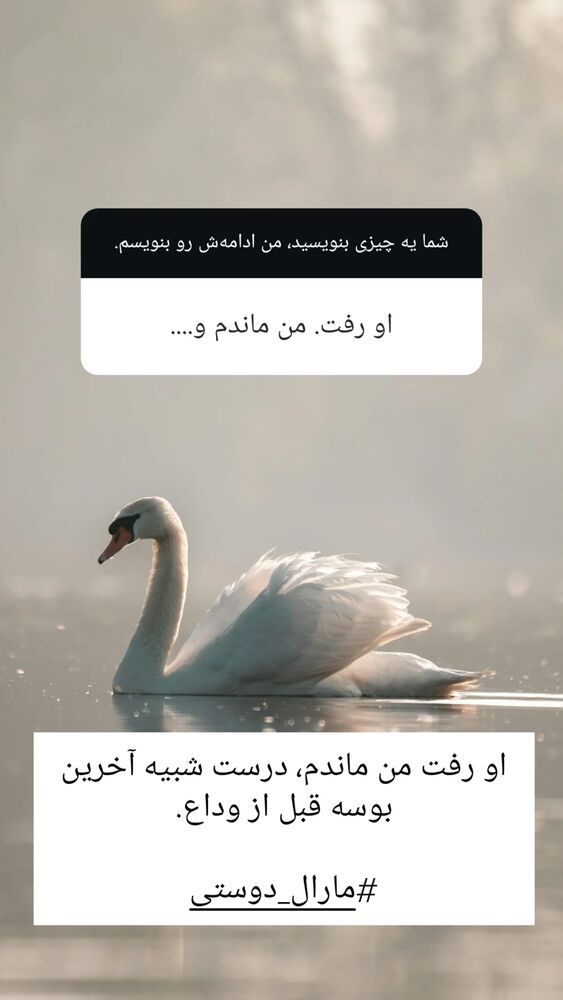  جدید ترین استوری اینستاگرام مارال دوستی