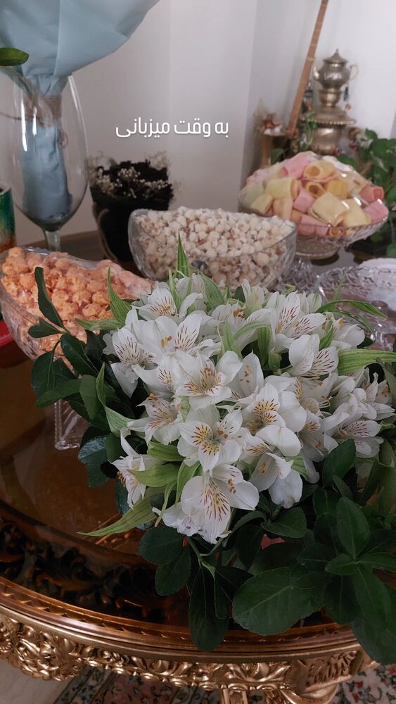  جدید ترین استوری اینستاگرام مرضیه مینایی پور