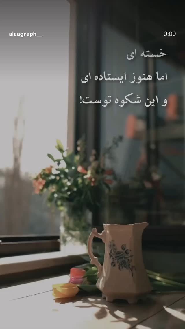  جدید ترین استوری اینستاگرام مرضیه مینایی پور
