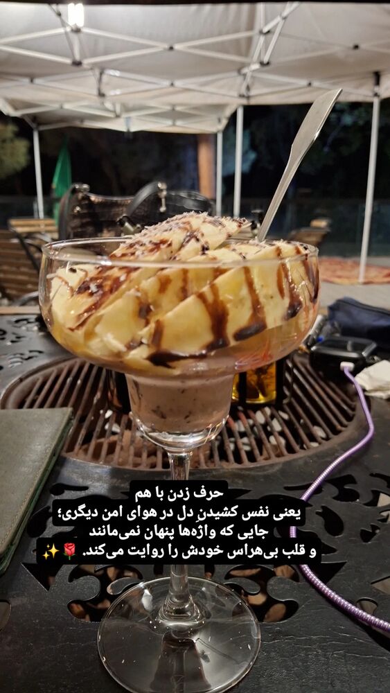  جدید ترین استوری اینستاگرام مرضیه مینایی پور