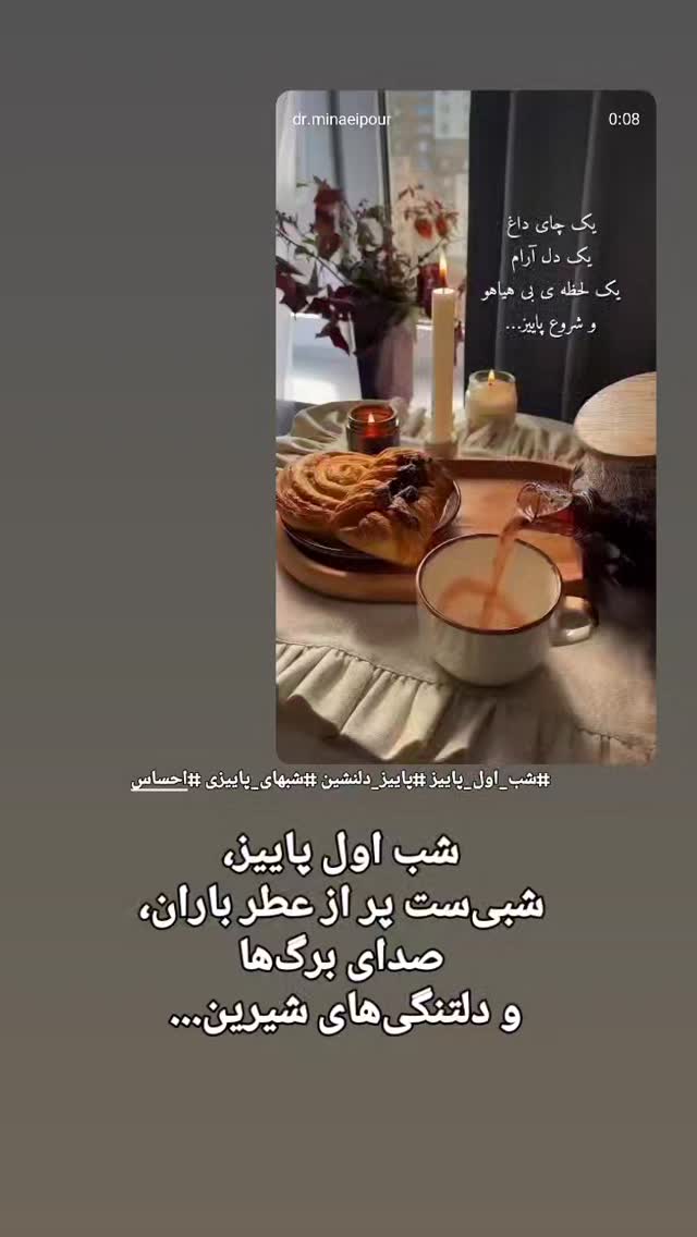  جدید ترین استوری اینستاگرام مرضیه مینایی پور