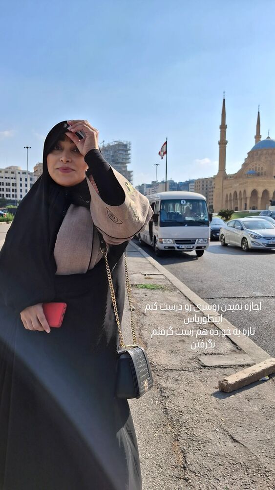  جدید ترین استوری اینستاگرام مرضیه مینایی پور