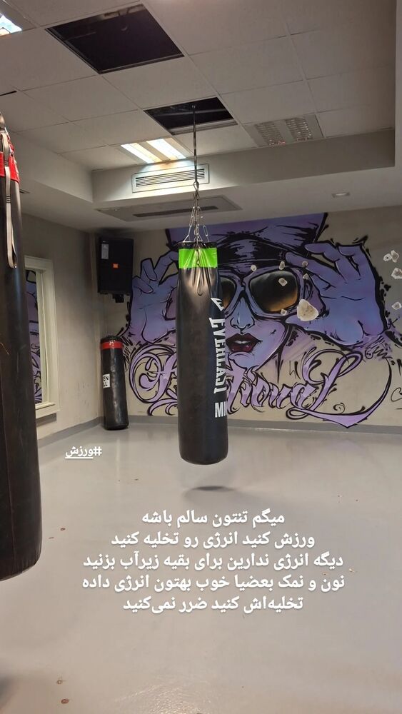  جدید ترین استوری اینستاگرام مرضیه مینایی پور