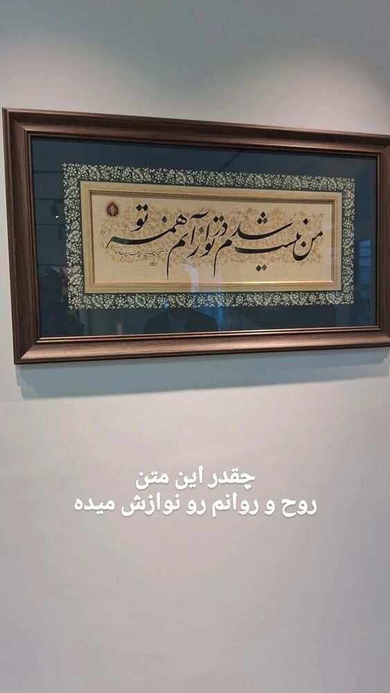  جدید ترین استوری اینستاگرام مرضیه مینایی پور