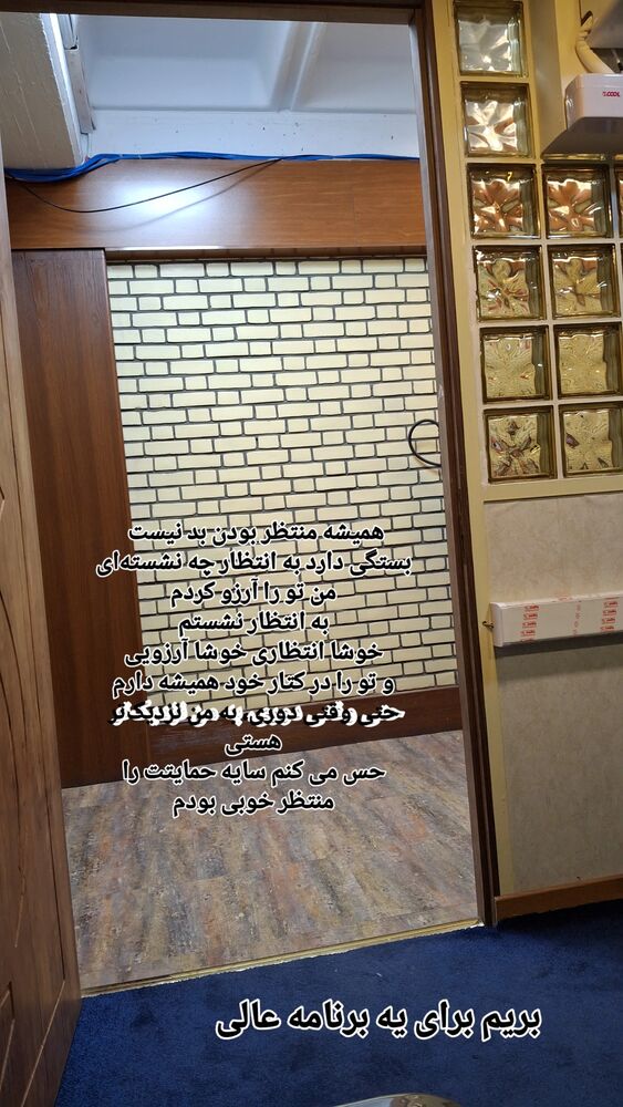  جدید ترین استوری اینستاگرام مرضیه مینایی پور