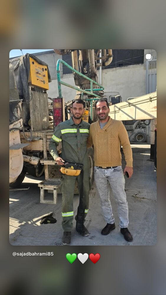 جدید ترین استوری اینستاگرام مسعود صابري