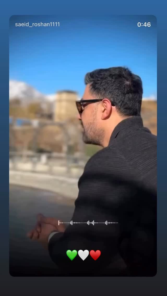  جدید ترین استوری اینستاگرام مسعود صابري