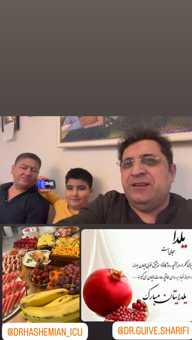  جدید ترین استوری اینستاگرام دکتر هاشمیان