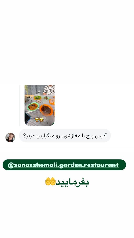  جدید ترین استوری اینستاگرام الهه برزگر