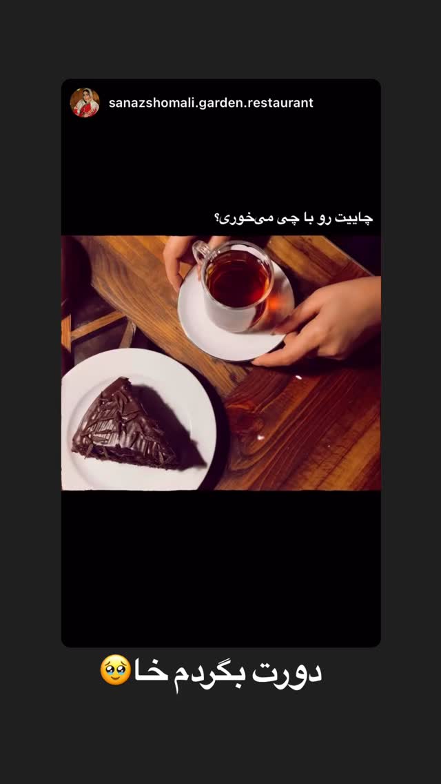  جدید ترین استوری اینستاگرام الهه برزگر