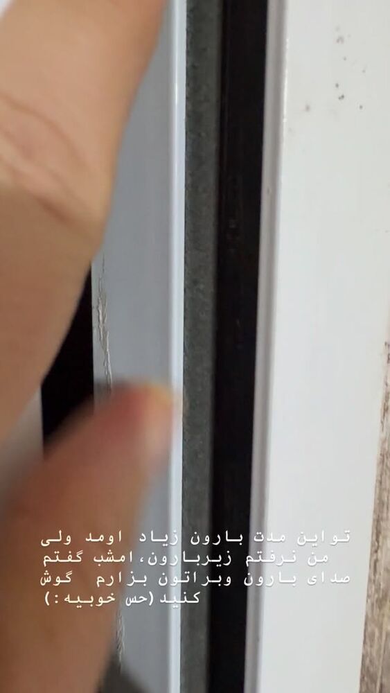  جدید ترین استوری اینستاگرام الهه برزگر