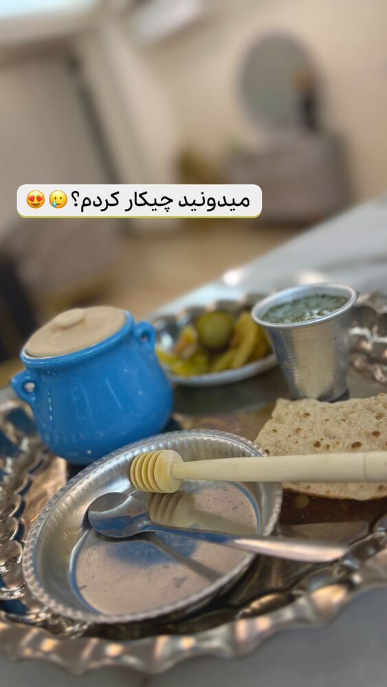  جدید ترین استوری اینستاگرام الهه نصرتی
