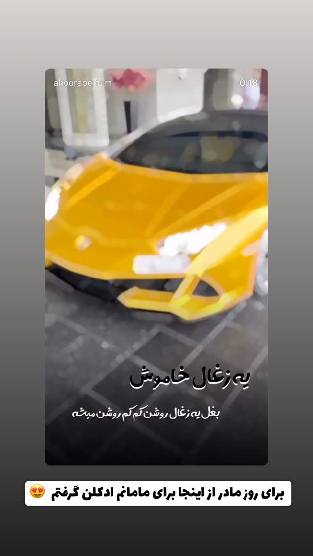  جدید ترین استوری اینستاگرام الهه نصرتی