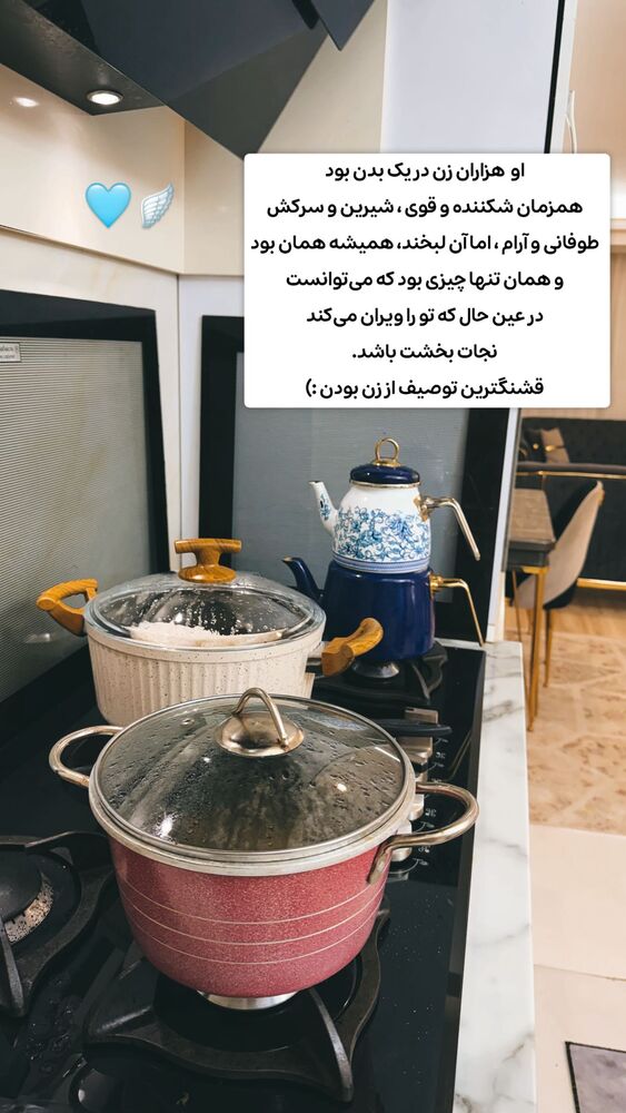  جدید ترین استوری اینستاگرام الهه نصرتی