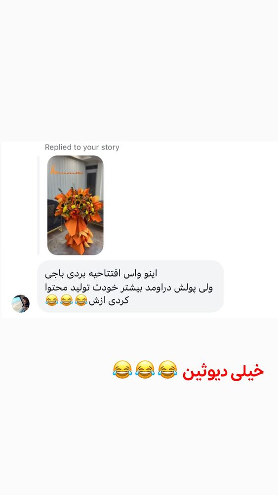  جدید ترین استوری اینستاگرام الهه نصرتی
