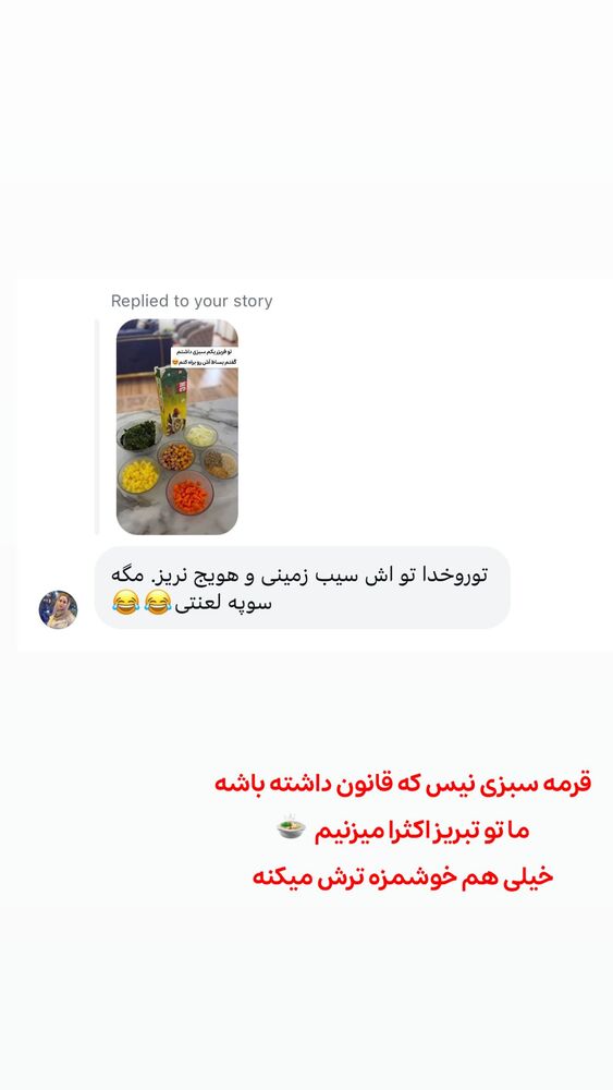  جدید ترین استوری اینستاگرام الهه نصرتی