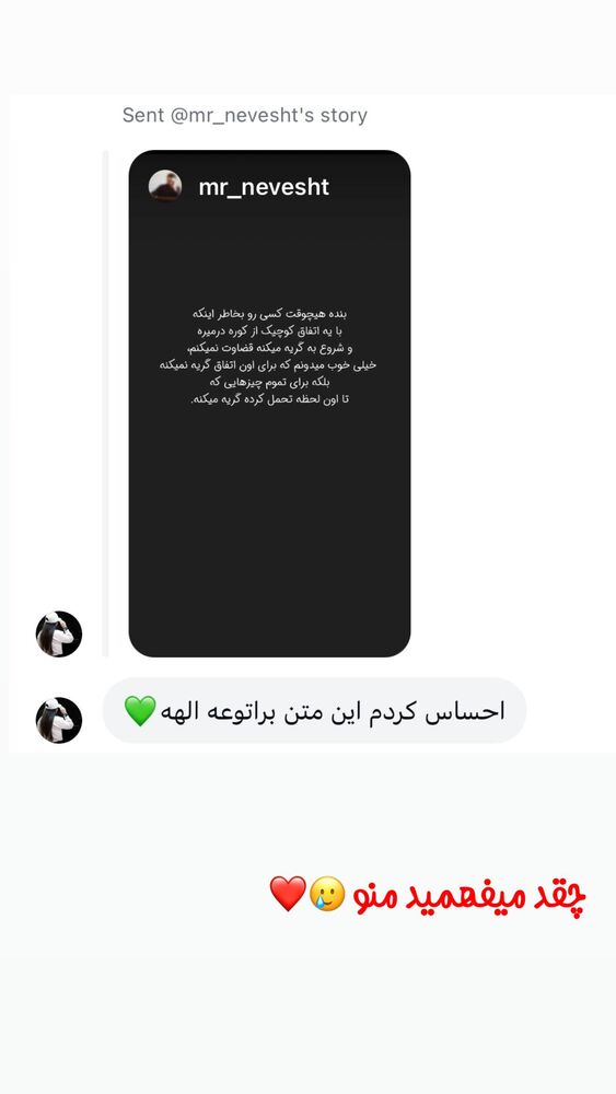  جدید ترین استوری اینستاگرام الهه نصرتی