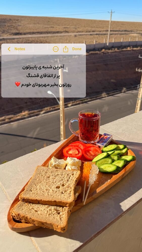  جدید ترین استوری اینستاگرام الهه نصرتی