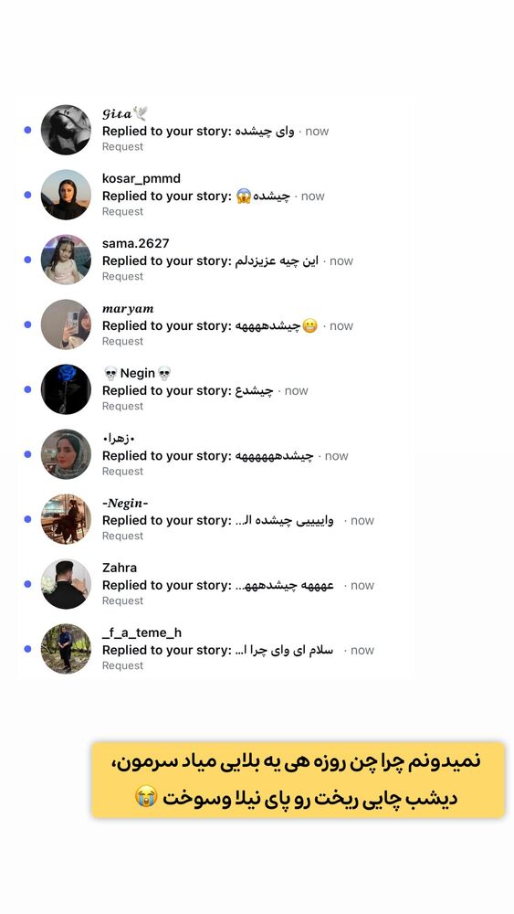  جدید ترین استوری اینستاگرام الهه نصرتی
