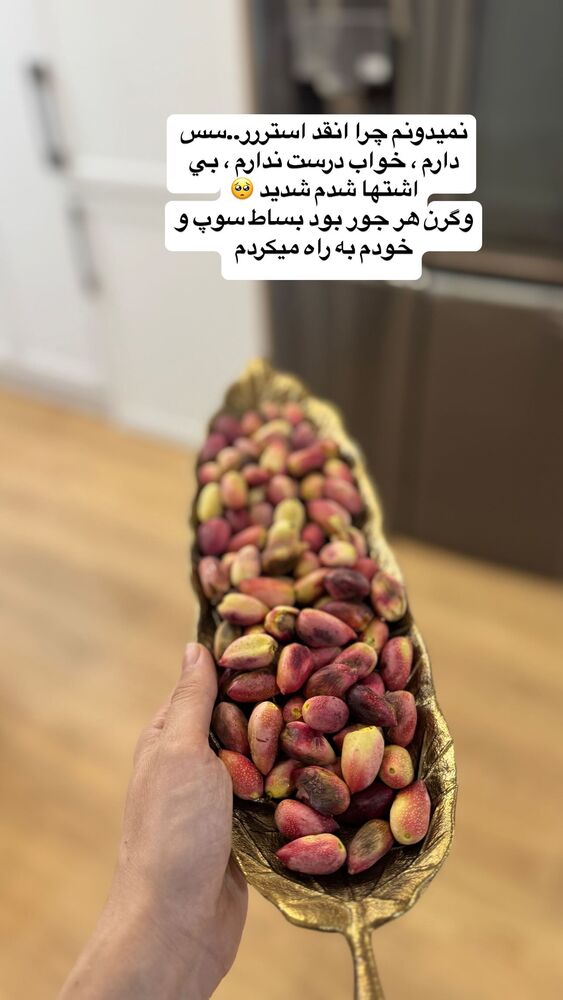  جدید ترین استوری اینستاگرام الهام طهماسبی