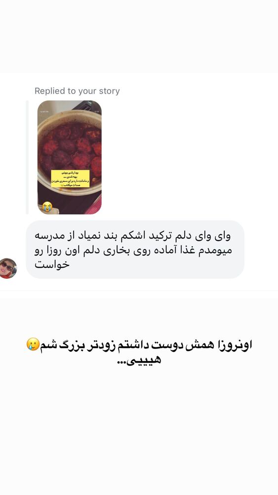  جدید ترین استوری اینستاگرام المیرا جلالی