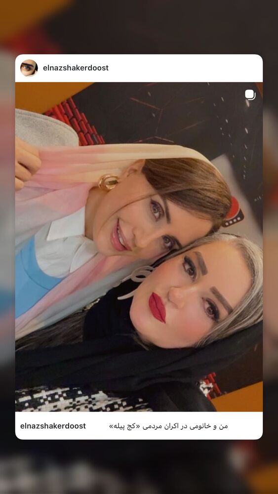  جدید ترین استوری اینستاگرام الناز شاکردوست