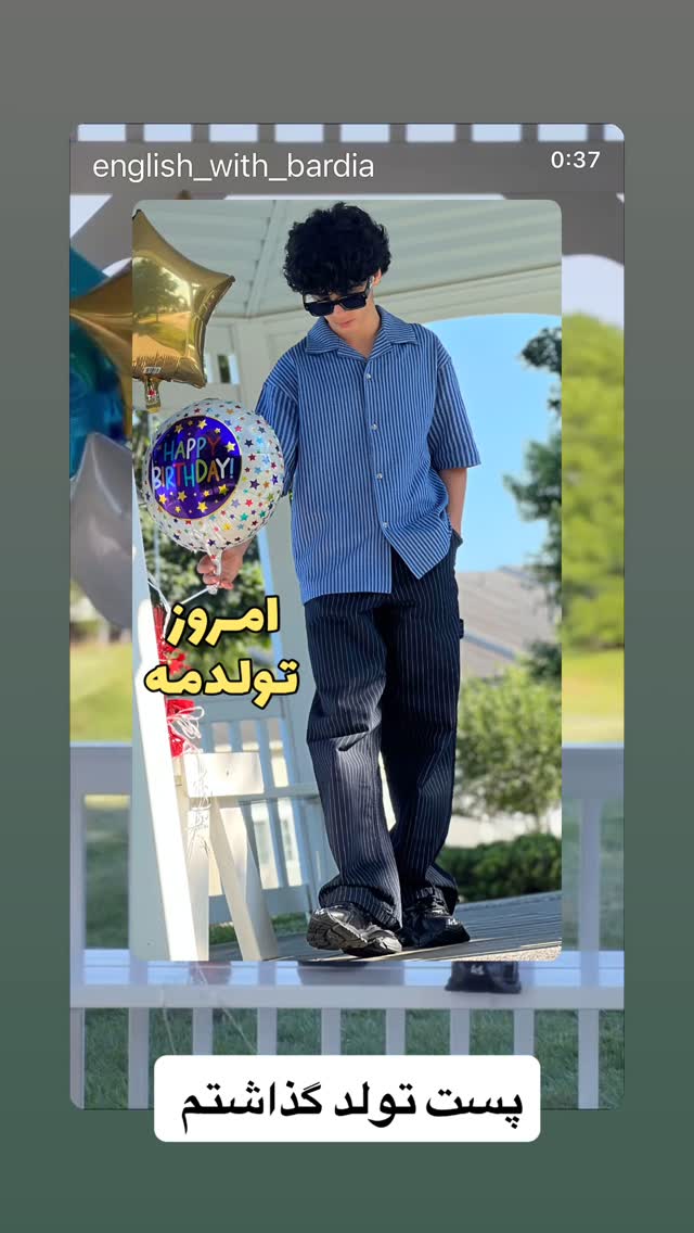  جدید ترین استوری اینستاگرام بردیا زارعی
