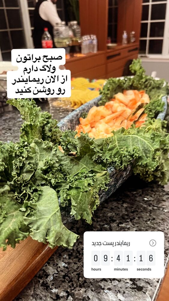  جدید ترین استوری اینستاگرام بردیا زارعی