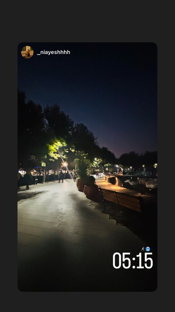  جدید ترین استوری اینستاگرام فائزه نسائی
