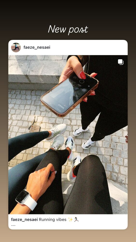  جدید ترین استوری اینستاگرام فائزه نسائی