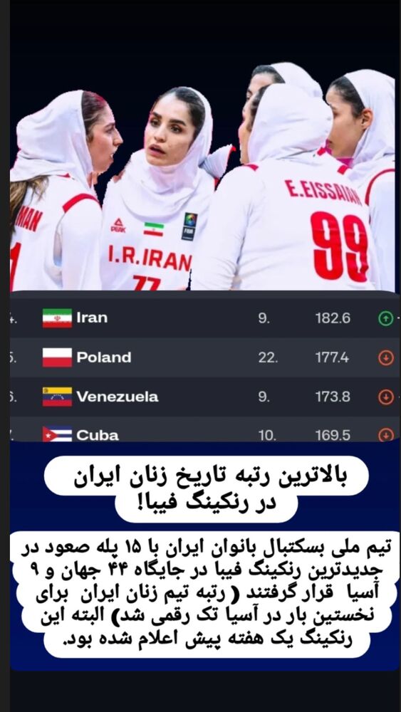  جدید ترین استوری اینستاگرام فائزه شهریاری