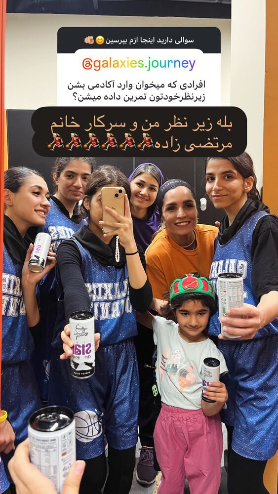  جدید ترین استوری اینستاگرام فائزه شهریاری