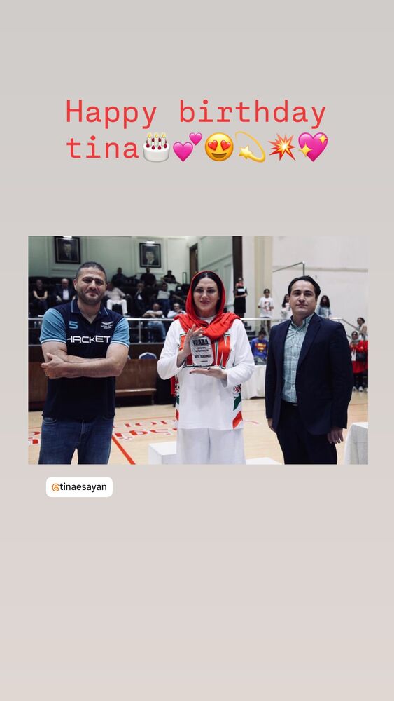  جدید ترین استوری اینستاگرام فائزه شهریاری