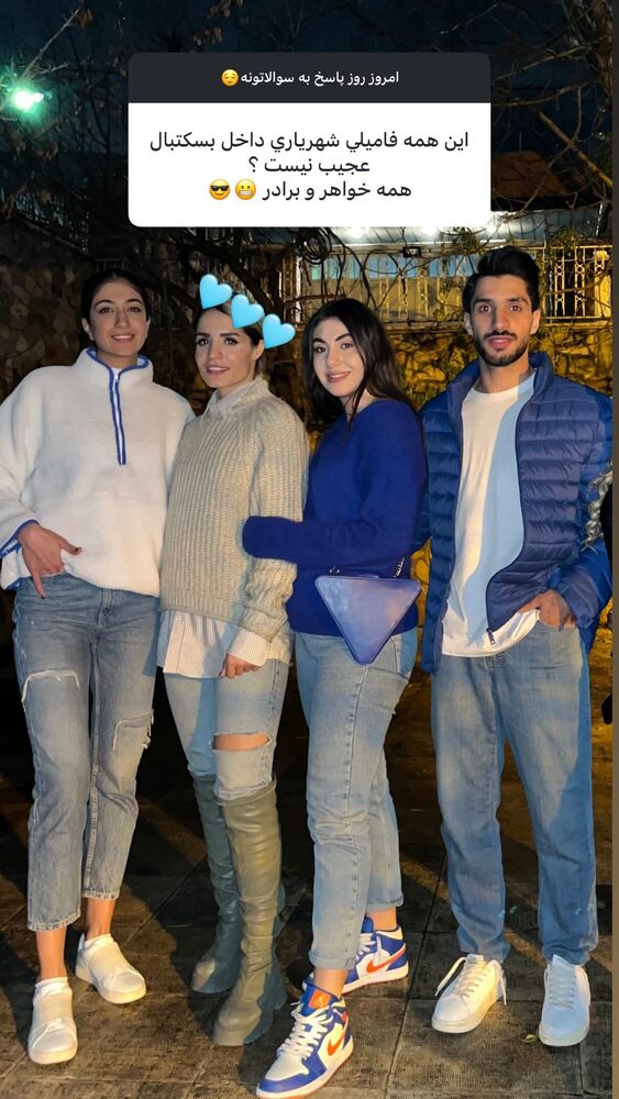  جدید ترین استوری اینستاگرام فائزه شهریاری