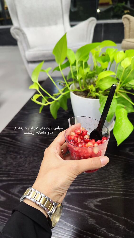  جدید ترین استوری اینستاگرام فائزه سلطانی