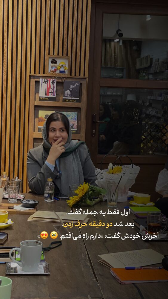  جدید ترین استوری اینستاگرام فرحناز امامیان