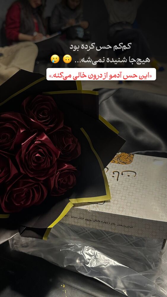  جدید ترین استوری اینستاگرام فرحناز امامیان