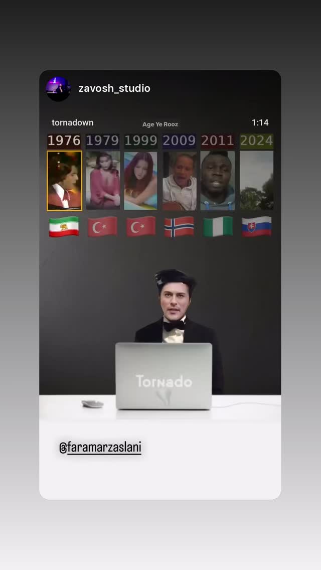  جدید ترین استوری اینستاگرام فرامرز اصلانی