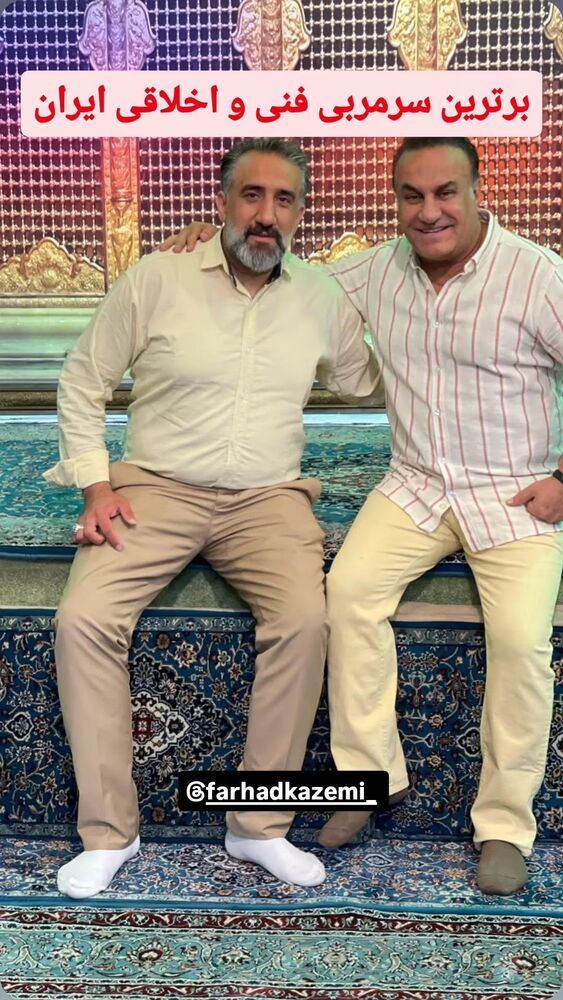 جدید ترین استوری اینستاگرام فرهاد کاظمی