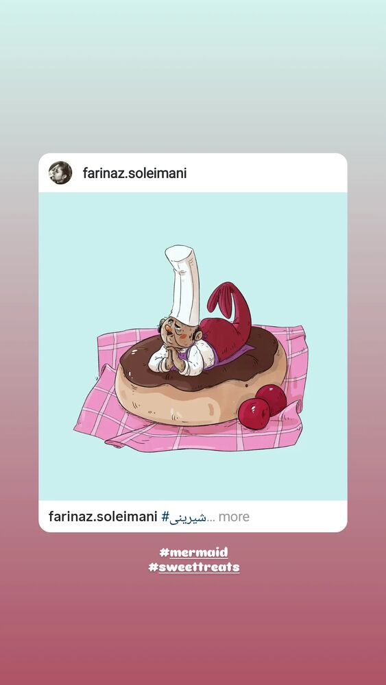  جدید ترین استوری اینستاگرام فریناز سلیمانی