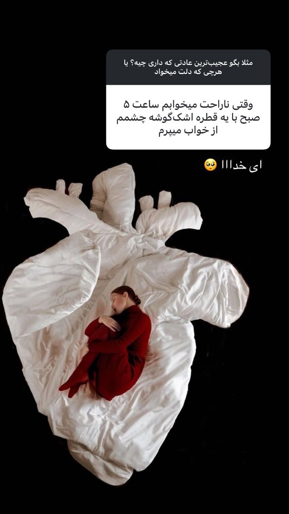  جدید ترین استوری اینستاگرام فرناز بهنود