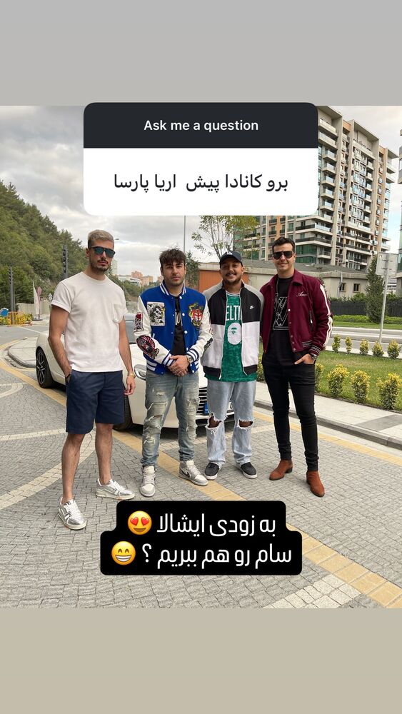  جدید ترین استوری اینستاگرام فرهاد دهقانی