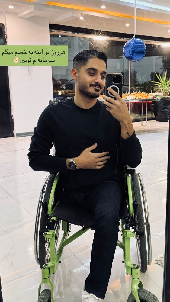  جدید ترین استوری اینستاگرام فرزاد خلیلی