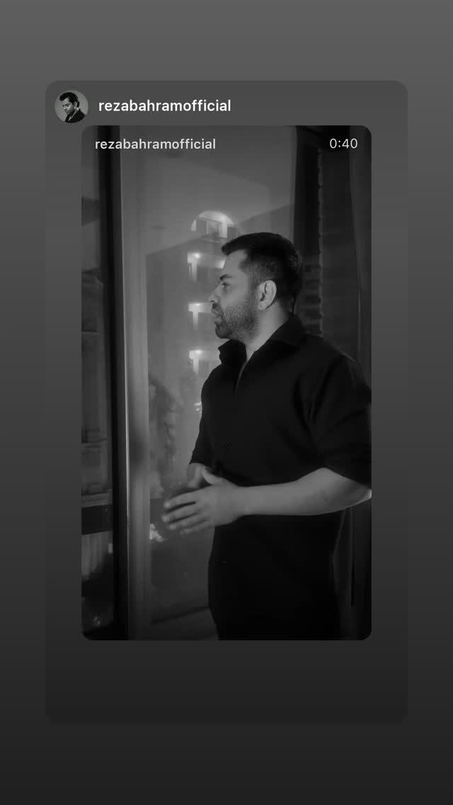  جدید ترین استوری اینستاگرام فرزاد ذوالقدری