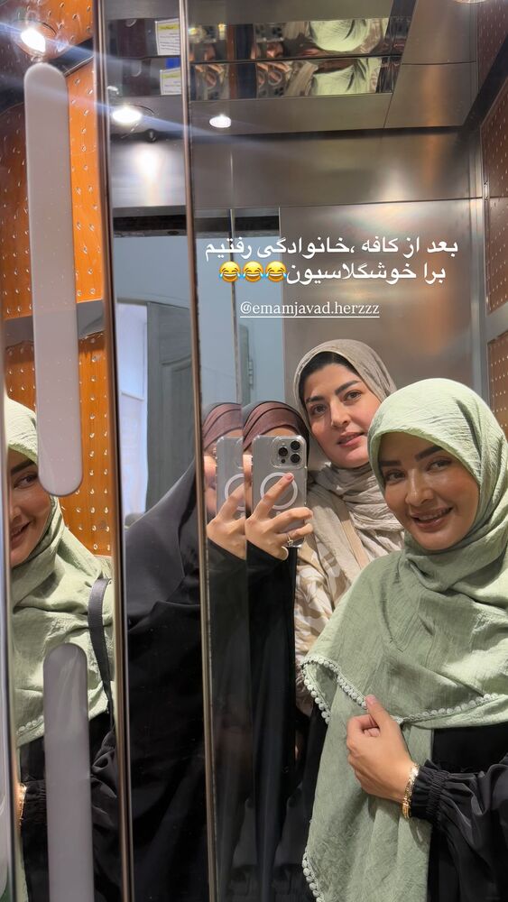  جدید ترین استوری اینستاگرام فرزانه رستم خان