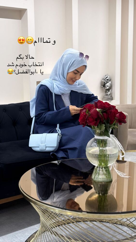  جدید ترین استوری اینستاگرام فرزانه رستم خان