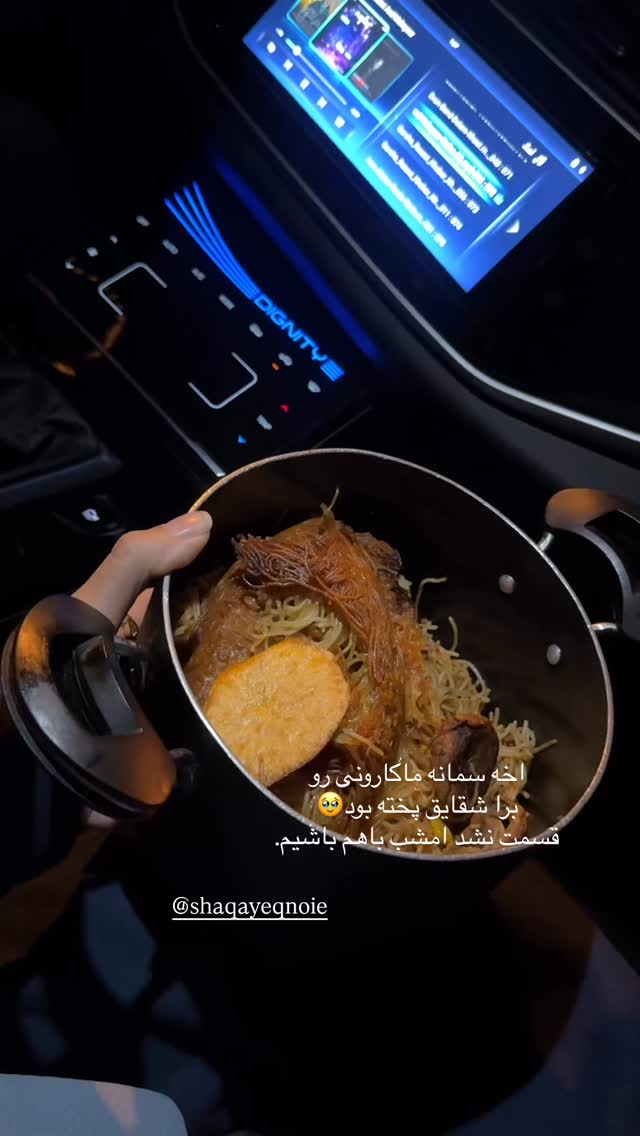  جدید ترین استوری اینستاگرام فرزانه رستم خان