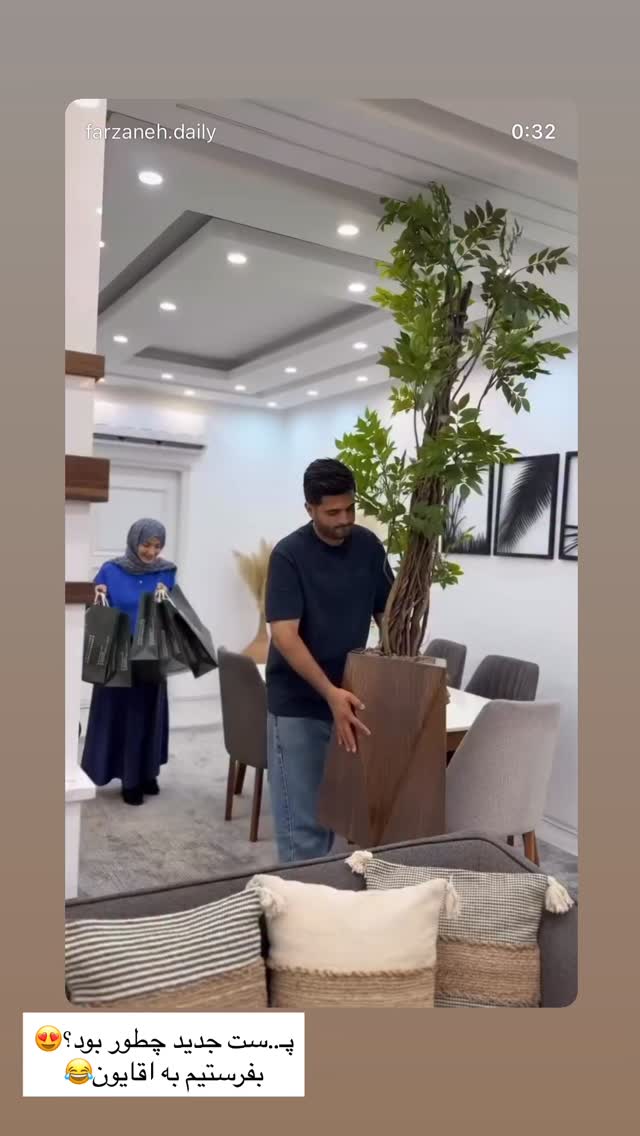  جدید ترین استوری اینستاگرام فرزانه رستم خان