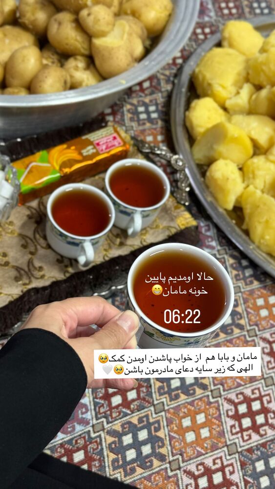  جدید ترین استوری اینستاگرام فرزانه رستم خان