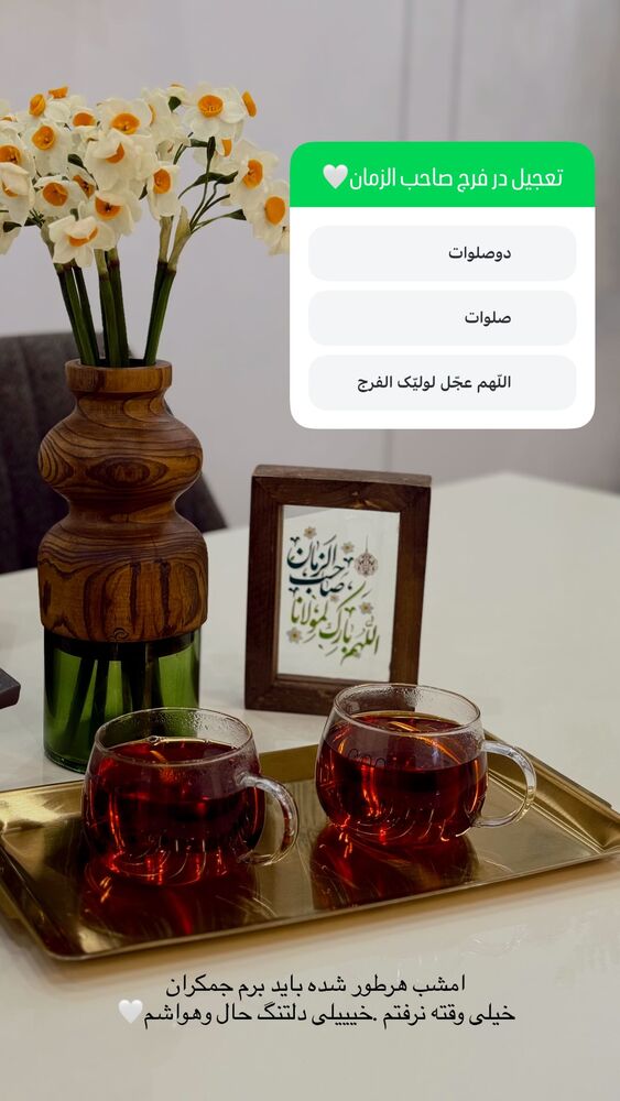  جدید ترین استوری اینستاگرام فرزانه رستم خان